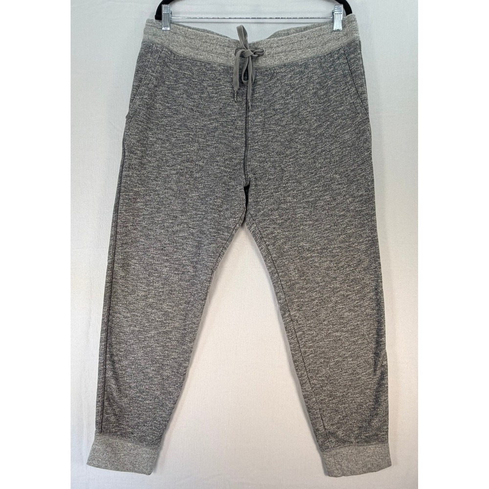 Express Jogger Womens XL Gray Marl Knit Sweatpants Drawstring Lounge Pants